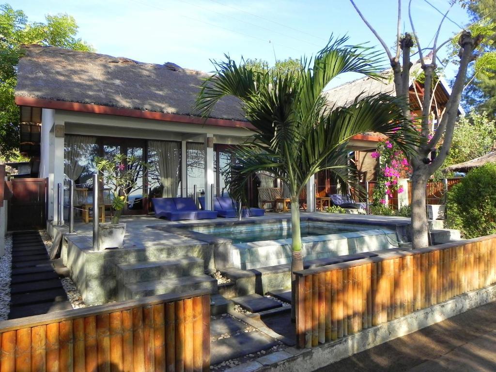 Hotel Kelapa Kecil Gili Trawangan Exteriér fotografie